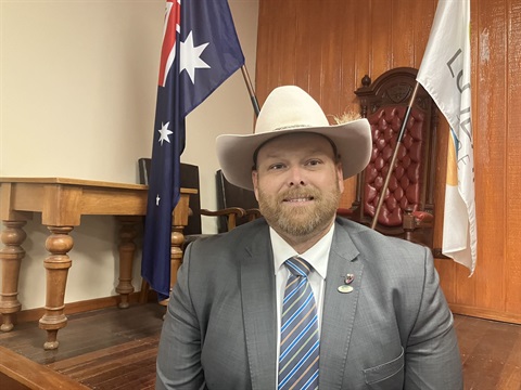 Mayor Dan Straub after 2025 Mayoral election.JPG